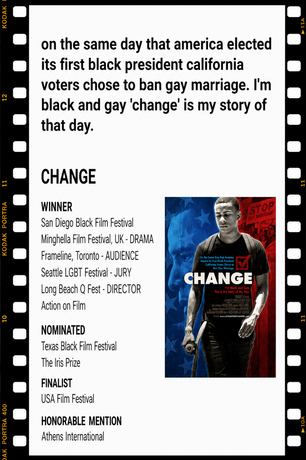 CHANGE film poster